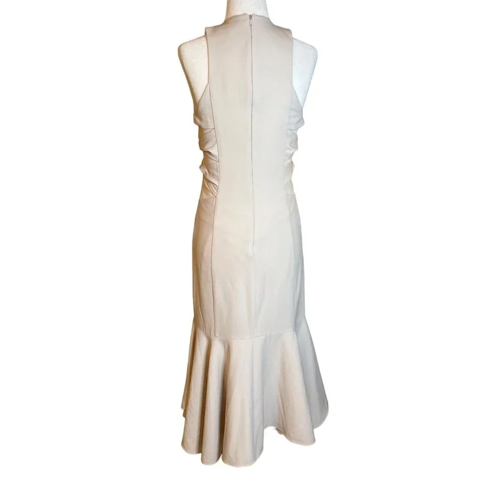 Halston Heritage White Midi Dress - Picture 7 of 10